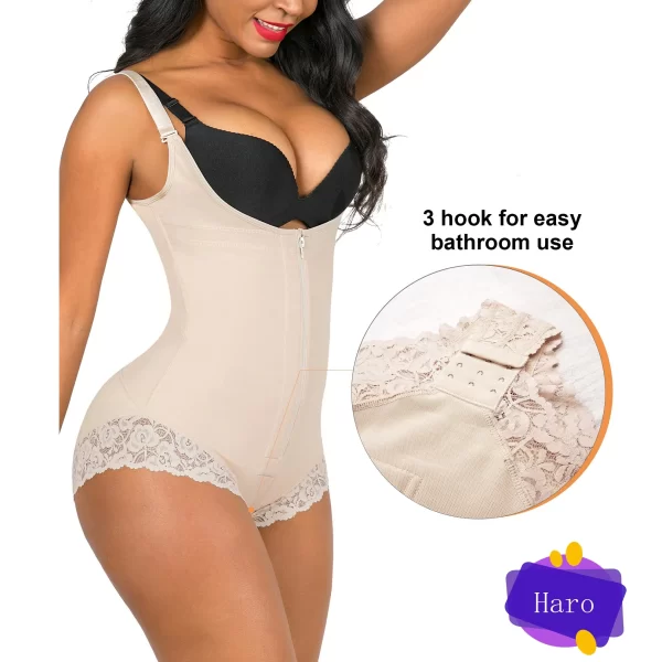Fajas Colombiana Fajas cortas triangulares con broches busto para uso diario y posquirúrgico adelgazante vaina vientre mujeres levantamiento de glúteos - Image 5