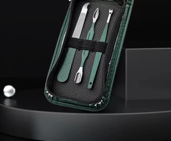 Juego de tijeras de uñas para hombre y mujer, cortaúñas especial de gama alta para el hogar, herramientas de belleza de manicura, 6 piezas portátiles para el hogar - Image 10