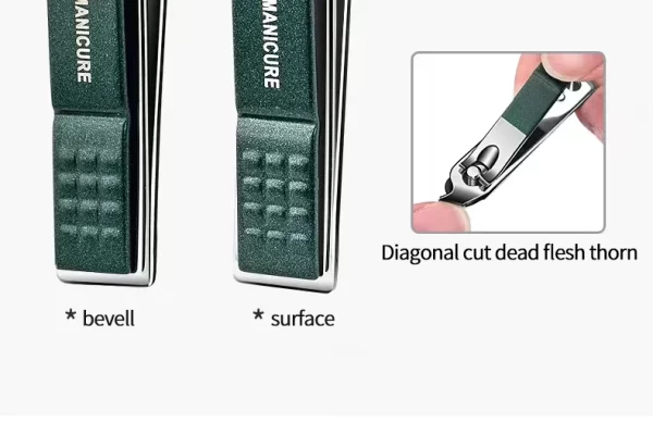Juego de tijeras de uñas para hombre y mujer, cortaúñas especial de gama alta para el hogar, herramientas de belleza de manicura, 6 piezas portátiles para el hogar - Image 14
