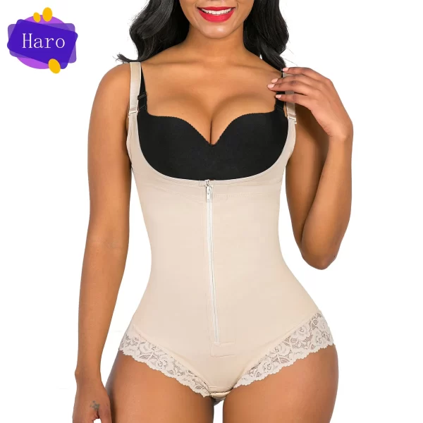 Fajas Colombiana Fajas cortas triangulares con broches busto para uso diario y posquirúrgico adelgazante vaina vientre mujeres levantamiento de glúteos - Image 3