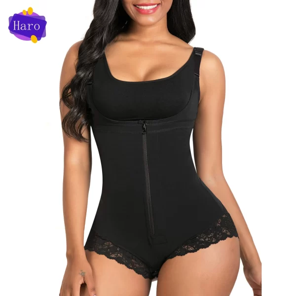 Fajas Colombiana Fajas cortas triangulares con broches busto para uso diario y posquirúrgico adelgazante vaina vientre mujeres levantamiento de glúteos - Image 4
