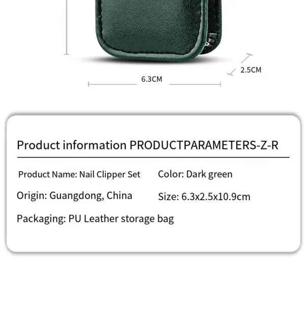 Juego de tijeras de uñas para hombre y mujer, cortaúñas especial de gama alta para el hogar, herramientas de belleza de manicura, 6 piezas portátiles para el hogar - Image 28