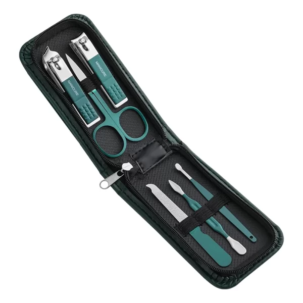 Juego de tijeras de uñas para hombre y mujer, cortaúñas especial de gama alta para el hogar, herramientas de belleza de manicura, 6 piezas portátiles para el hogar - Image 6