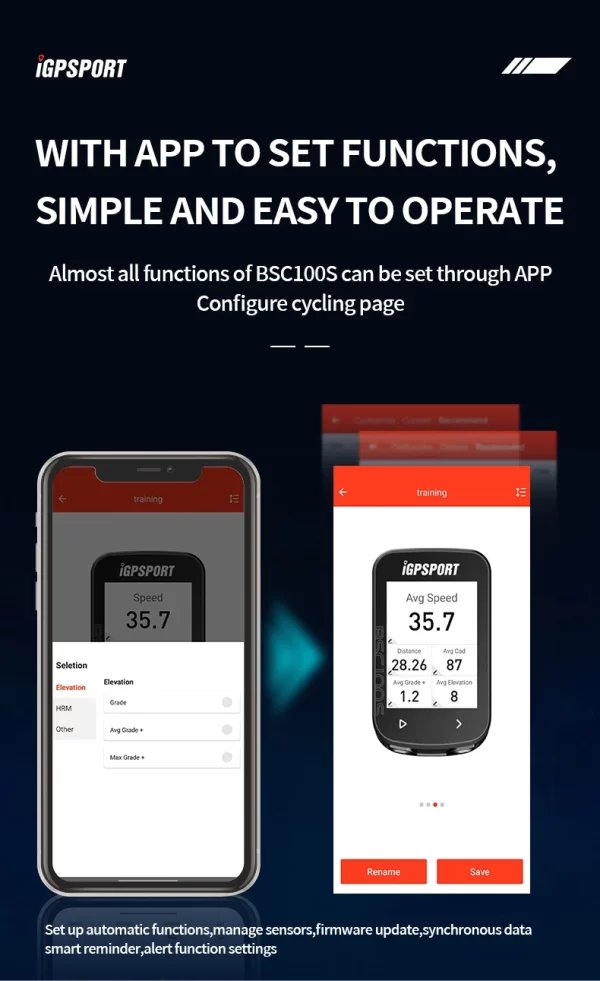 Ordenador de bicicleta GPS IGPSORT BSC100S, velocímetro inalámbrico para bicicleta, cronómetro digital, cuentakilómetros para ciclismo, Ordenador de ciclismo - Image 18