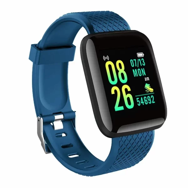 Reloj inteligente multifunción para hombres, mujeres y niños, recordatorio de mensajes, Control de música, calorías deportivas, reloj inteligente D13, reloj despertador 116Plus - Image 10