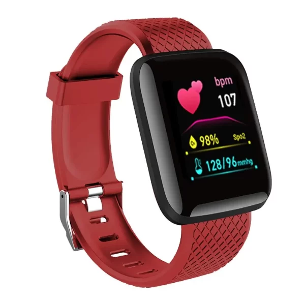 Reloj inteligente multifunción para hombres, mujeres y niños, recordatorio de mensajes, Control de música, calorías deportivas, reloj inteligente D13, reloj despertador 116Plus - Image 7