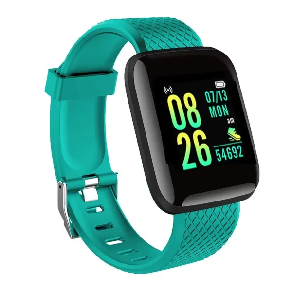 Reloj inteligente multifunción para hombres, mujeres y niños, recordatorio de mensajes, Control de música, calorías deportivas, reloj inteligente D13, reloj despertador 116Plus - Image 9