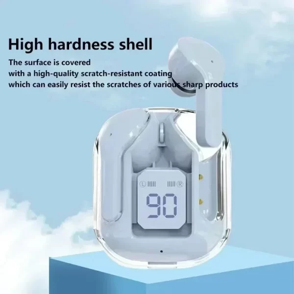Auriculares inalámbricos Bluetooth HK3 TWS, auriculares transparentes HIFI, fuente de alimentación LED con pantalla digital estéreo, adecuados para iPhone Xiaomi - Image 13