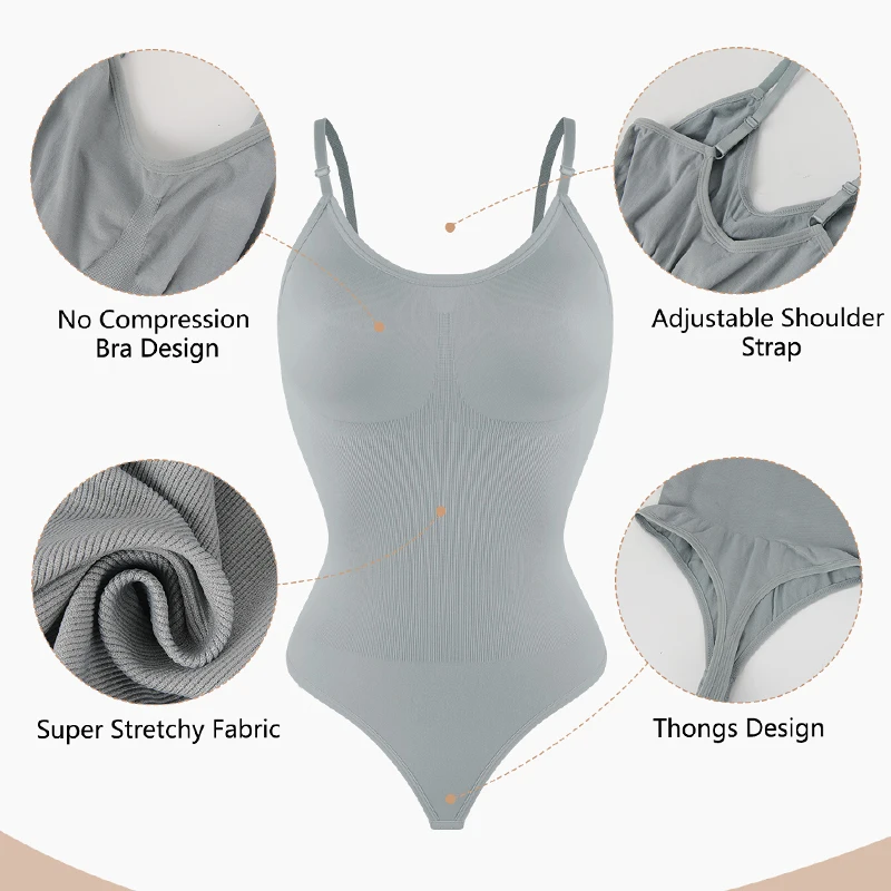 Faja suavizante para mujer, Faja moldeadora de cuerpo completo, Tanga, moldeador de cuerpo suave, esculpido de pecho, ropa interior adelgazante - Image 18