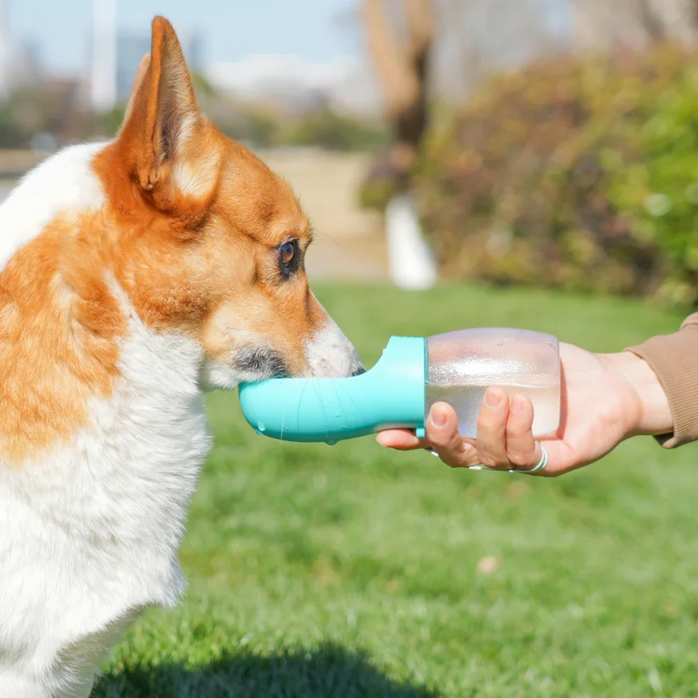 Botella de agua para mascotas, dispensador portátil a prueba de fugas para cachorros y gatos, alimentador de bebidas para mascotas pequeñas y grandes, suministros para tazas - Image 21