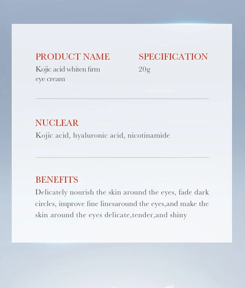 SADOER ácido kójico Retinol crema para ojos anti ojeras eliminar bolsas de ojos hidratante reafirmante belleza ojos productos para el cuidado de la piel - Image 14