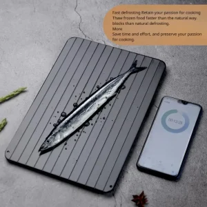 Bandeja de descongelación rápida para alimentos, carne, fruta, placa de descongelación rápida, bandeja de descongelación, utensilios de cocina maestros, miracle, 1 Uds.