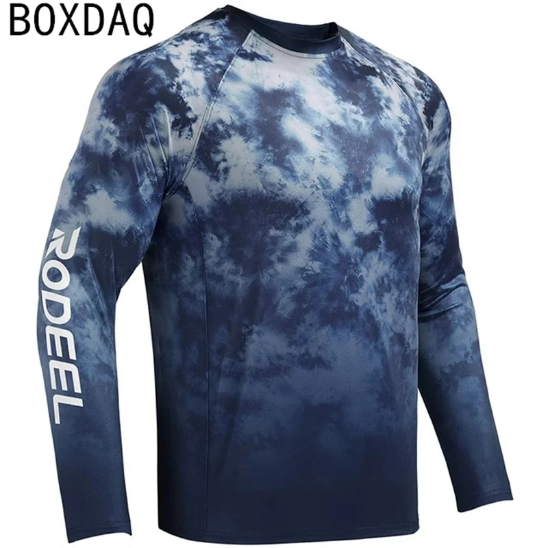 Camiseta de pesca para hombre, Tops deportivos al aire libre, 6XL talla grande, camiseta informal de algodón de manga larga, ropa con estampado de camuflaje 3D, otoño - Image 6