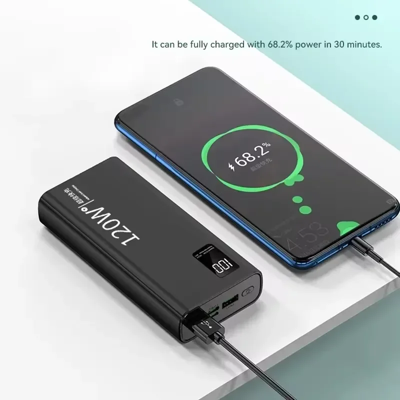 Nuevo banco de energía de alta capacidad 120W 200000 Cargador de batería portátil Powerbank de carga rápida mAh para Samsung iPhone Huawei 2025 nuevo - Image 3