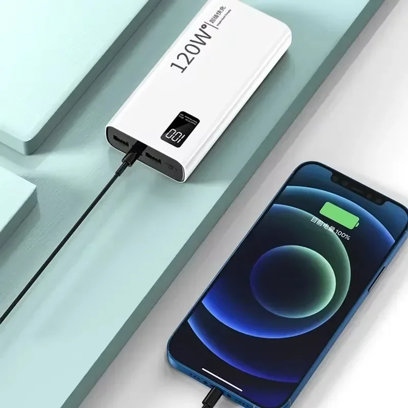 Nuevo banco de energía de alta capacidad 120W 200000 Cargador de batería portátil Powerbank de carga rápida mAh para Samsung iPhone Huawei 2025 nuevo - Image 4