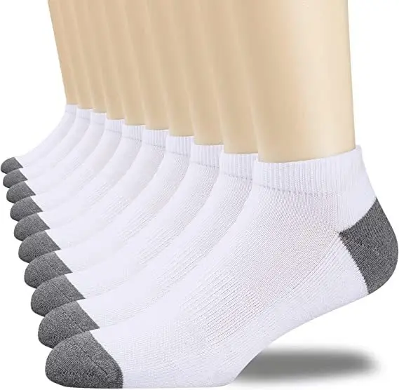 10 pares de medias deportivas de algodón transpirables para hombre, calcetines de fibra de bambú para otoño e invierno, desodorante con absorción de sudor, calcetines de negocios - Image 8