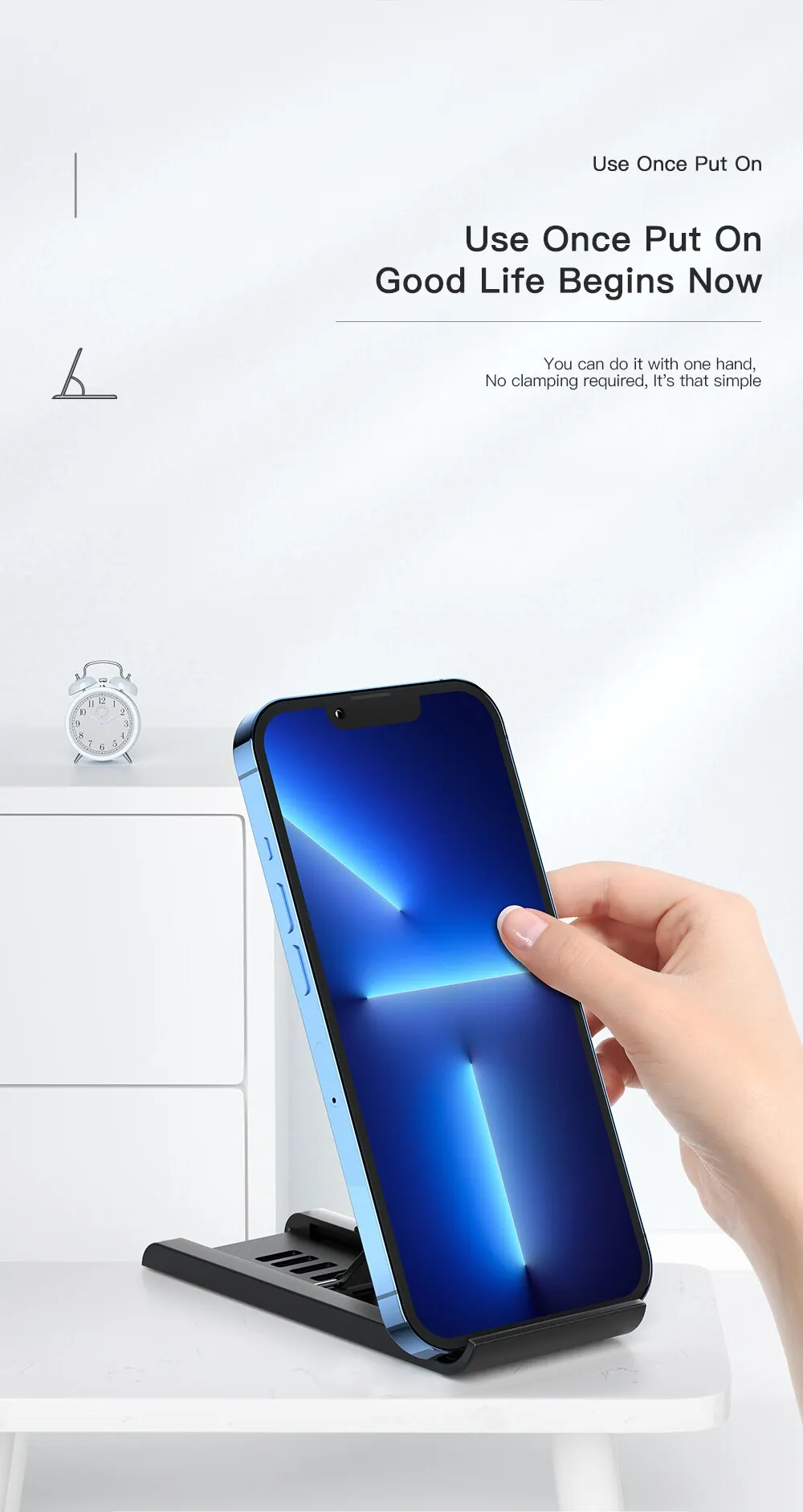 Soporte de escritorio portátil de Essager, soporte plegable para teléfono móvil para iPhone 13 Pro Max, iPad Xiaomi, soporte de escritorio portátil - Image 10